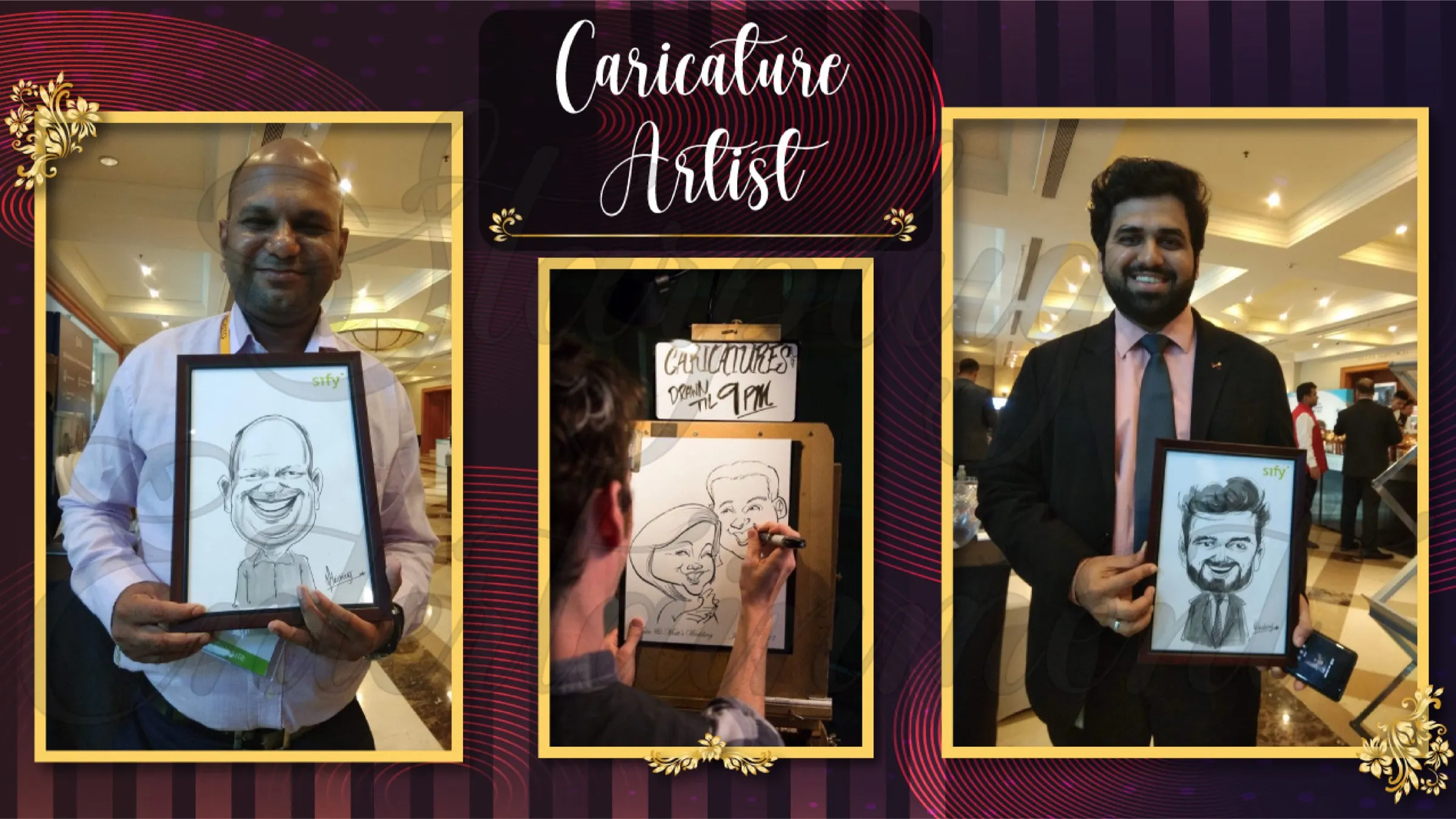 Caricature Artist performance