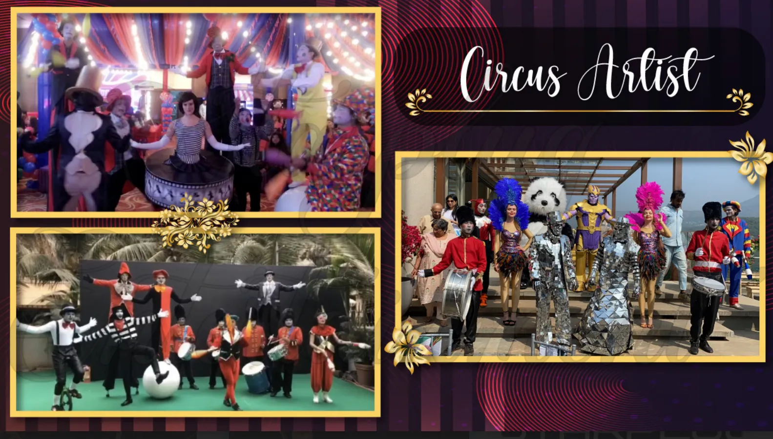 Circus Artist performance