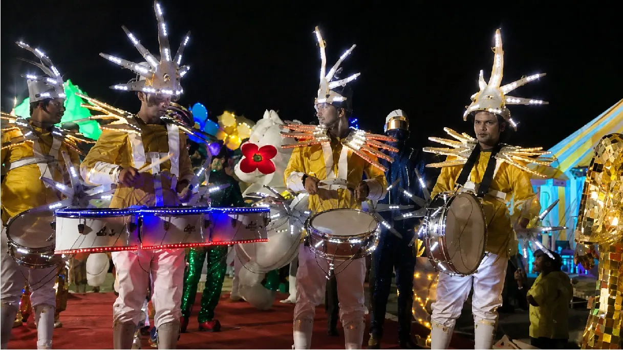 Unique LED Drummers